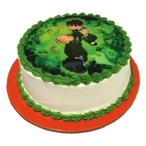 ben ten customized picture cake