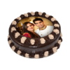 customized picture cake - chocolate fudge