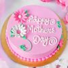 mothers day pink color customized cake